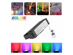 Amusement Ride Lighting - 50W Outdoor LED RGB Flood Light Reflector Projector Lamp With Remote Controller